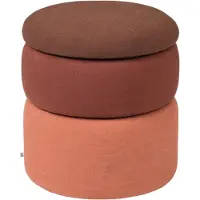 Broste Copenhagen Pouf de bassin rouille - Ø38XH42CM