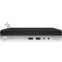 HP ProDesk 400 G4 DM (8 Go, 256 Go, A / Comme neuf), PC reconditionné, Noir, Argent