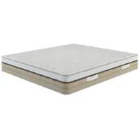 Talamo Italia Pinecrest - Matelas Place et demie, 200x120x25h cm Blanc, Fermeté 8/10