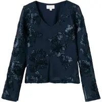 Noella Haut ' Lucille ' bleu marine