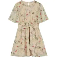We fashion Robe beige / mélange de couleurs