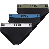 BOSS Power Brief 10276620 Slips 3 Units Noir XL Homme
