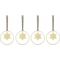 Blomus Décorations de Noël Kitai étoiles 4 pièces ø 8 cm (4x)