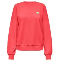 ONLY Sweat-shirt ONLMINNA O NECK femmes - Orange - EU S