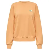 ONLY Sweat-shirt ONLMINNA O NECK femmes - Orange - EU M