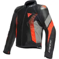 Dainese Super Rider 2 Absøluteshell Veste Textile Noir/Gris/Rouge 50 hommes