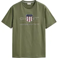 Gant T-Shirt vert / blanc