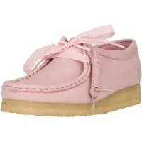 Clarks Chaussure à lacets 'Wallebee' rose clair