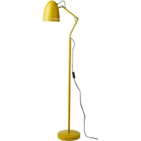 Superliving Lampe sur pied, couleur jaune moutarde.
