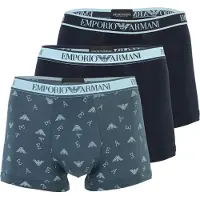 Emporio Armani Em000370_af20669 Trunk Boxers 3 Units Multicolore M Homme