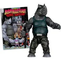 Mcfarlane Toys Teenage Mutant Ninja Turtles Page Punchers Actionfigur Rocksteady 17 cm