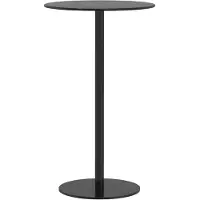 vidaXL Table de jardin ronde noire Ø60x105 cm acier