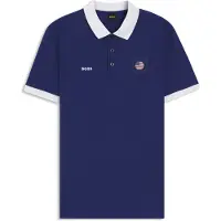BOSS pour homme. 50559263 Polo Paddy bleu moyen (XXL), Casuel, Polyester, Manche courte