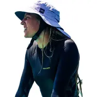 Ocean & Earth Mens Indo Surf Bucket Hat Bleu XS