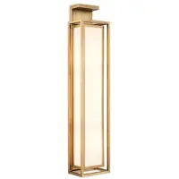 Casa Padrino Applique murale de luxe Laiton antique / Blanc H. 70 cm - Luminaires de luxe