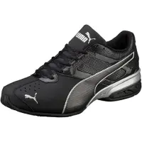 Puma Chaussures de sport Tazan 6 F11 pour hommes, chaussures de course, couleur noire, style décontracté