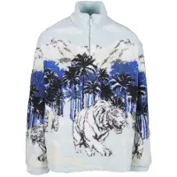 Karl kani Pull-over 'Ice Tiger' bleu / gris / noir / blanc