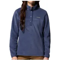 Columbia Benton Springs Ii Snap Half Zip Fleece Bleu XL Femme