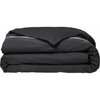 TODAY Housse de Lit Noire en Percale Nordic - 240 x 260 cm