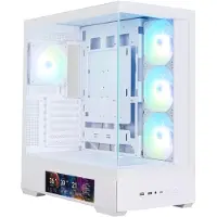 Zalman P40 DS WHITE, Midi Tower, PC, White, ATX, Micro ATX, Mini-ITX, Plastic, Steel, Tempered Glass, More