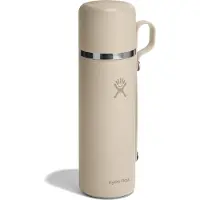Hydroflask Bouteille isotherme avec tasse Hot Flask &amp; Cup Oat, 828 ml