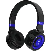 Techmade TM-046-BL écouteur/casque Avec fil &sans fil Arceau Musique Micro-USB Bluetooth Noir, Bleu
