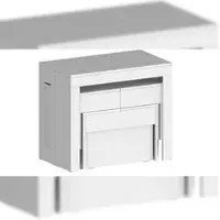 Dmora Auditore - Ensemble Table et Chaises, Blanc Brillant, 12 Places Fabriqué en Italie