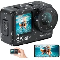 Somikon Caméra sport étanche connectée 5K DV-955.WiFi