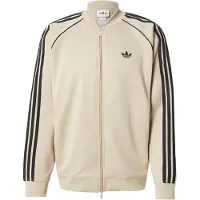 Adidas Originals Sst Adicolor Classics Loose Full Zip Sweatshirt Beige S / Regular Homme