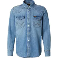 Wrangler Chemise bleu denim
