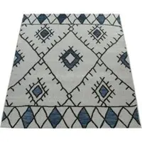 Tapis.fr Tapis d'intérieur & extérieur Ruby bleu 120x160 cm