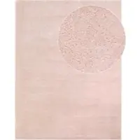 Tapis.fr Tapis Calissa rose 200 cm carré