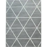 Tapis.fr Tapis moderne Bella gris 60x100 cm