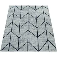 Tapis.fr Tapis d'intérieur & extérieur Katrina blanc 160x230 cm
