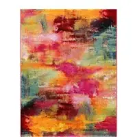 Tapis.fr Tapis Horizon multicolore 80x150 cm