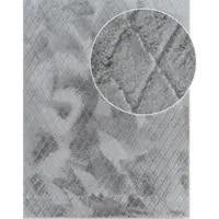 Tapis.fr Tapis en fourrure Arnia gris 200x280 cm