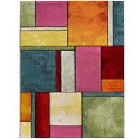 Tapis.fr Tapis moderne Bravo multicolore 60x110 cm