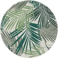 Tapis.nl Tapis d'intérieur & extérieur Ostenza vert 200 cm rond