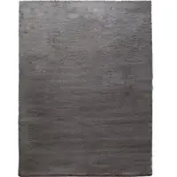 Tapis.fr Tapis en fourrure Fluffy charbon 120x160 cm