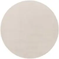 Tapis.fr Tapis moelleux Solina crème 200 cm rond