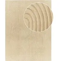 Tapis.fr Tapis en fourrure Lelystar beige 80x150 cm