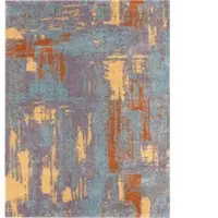 Tapis.fr Tapis à poils longs Padella multicolore 160x220 cm