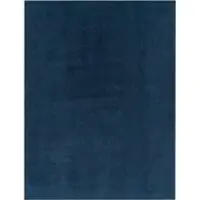 Tapis.fr Tapis Calissa bleu marine 200 cm carré