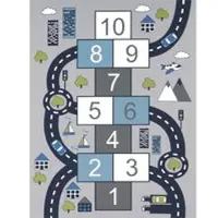 Tapis.nl Tapis pour enfants Bini gris 120x160 cm