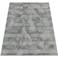 Tapis.fr Tapis en fourrure Arnia gris 80x150 cm