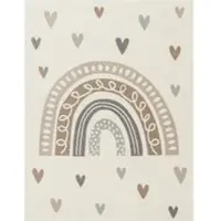 Tapis.nl Tapis pour enfants Ninique beige 133 cm carré