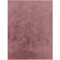 Tapis.fr Tapis moelleux Solina couleur baie 160x220 cm