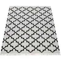 Tapis.nl Tapis en laine Kenolia blanc 80x150 cm
