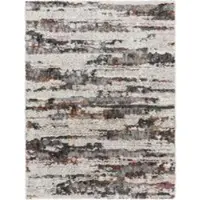 Tapis.fr Tapis à poils longs Vincenta multicolore 140x200 cm