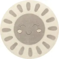 Tapis.fr Tapis pour enfants Togge beige 120 cm rond